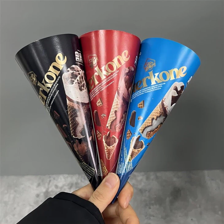 Paper Ice Cream Cone Sleeves