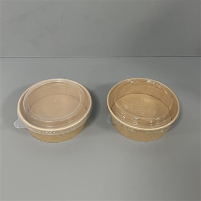 500 ml 150 mm rjava posoda iz kraft papirja