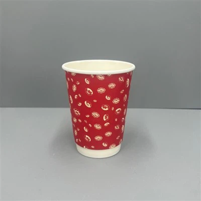 12oz dvostenske papirnate skodelice za kavo
