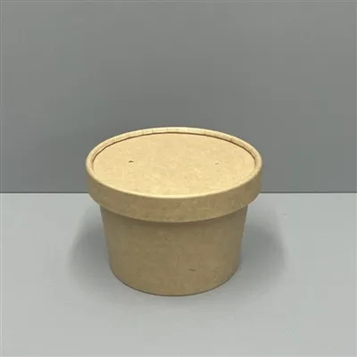 Posode za hrano iz kraft papirja 8 oz za vročo juho
