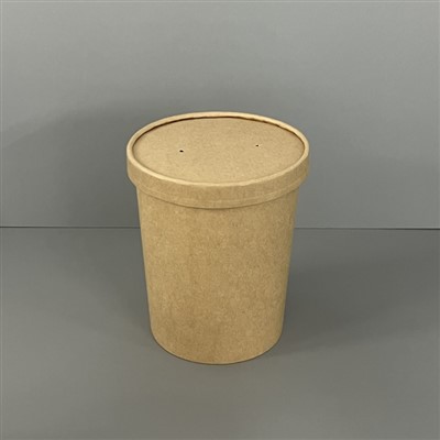 32 oz sklede za juho za enkratno uporabo s pokrovi